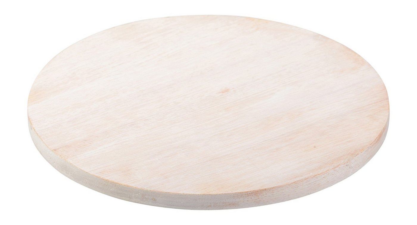 CreaDesign Kerzenhalter CreaDesign Kerzenteller Holz hell Ø 10 cm (1 St) von CreaDesign