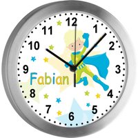 Creadesign Kinder Funkuhr Mit | Wunsch Namen| Analog Ziffernblatt | Geräuscharm Wanduhr Ideal Als Geschenk Für Ein Kind Superheld Creadesign Kinder Funkuhr Mit | Wunsch Namen| Analog Ziffernblatt | Geräuscharm Wanduhr Ideal Als Geschenk Für Ein Kind Superheld von CreaDesign