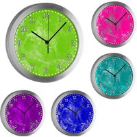 Creadesign Kinder Funkuhr Mit | Wunsch Namen| Analog Ziffernblatt | Geräuscharm Wanduhr Ideal Als Geschenk Für Ein Kind Traum von CreaDesign