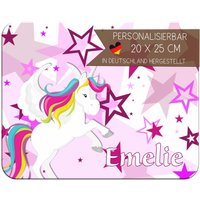 Frühstücksbrett Schneidebrett Brettchen Kunststoff Kinder Mit Namen Einhorn Frühstücksbrett Schneidebrett Brettchen Kunststoff Kinder Mit Namen Einhorn von CreaDesign