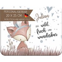 Frühstücksbrettchen Motiv Fuchs Leon Frühstücksbrettchen Motiv Fuchs Leon von CreaDesign