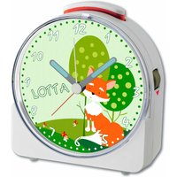 Kinder Funkwecker Weiß Motiv Fuchs von CreaDesign