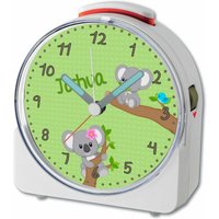 Kinder Funkwecker Weiß Motiv Koala von CreaDesign