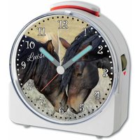 Kinder Funwecker Weiß Motiv Paint Horses Wecker Laufruhig Kinder Funwecker Weiß Motiv Paint Horses Wecker Laufruhig von CreaDesign