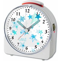 Kinder Funwecker Weiß Motiv Sterne Türkis Wecker Laufruhig Kinder Funwecker Weiß Motiv Sterne Türkis Wecker Laufruhig von CreaDesign