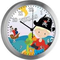 Kinderzimmer Funkuhr Pirat Nah Kinderzimmer Funkuhr Pirat Nah von CreaDesign