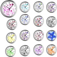 Kinderzimmer Funkuhr Sternenhimmel Kinderzimmer Funkuhr Sternenhimmel von CreaDesign