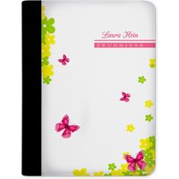 Zeugnismappe Personalisiert Mit Namen Schmetterling Blume von CreaDesign