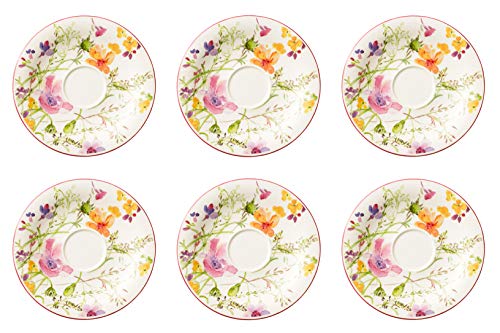 CreaFlor Home 6er Set Untertasse Mariefleur Basic Porzellan Mehrfarbig, bunt Villeroy & Boch CreaFlor Home 6er Set Untertasse Mariefleur Basic Porzellan Mehrfarbig, bunt Villeroy & Boch von CreaFlor Home