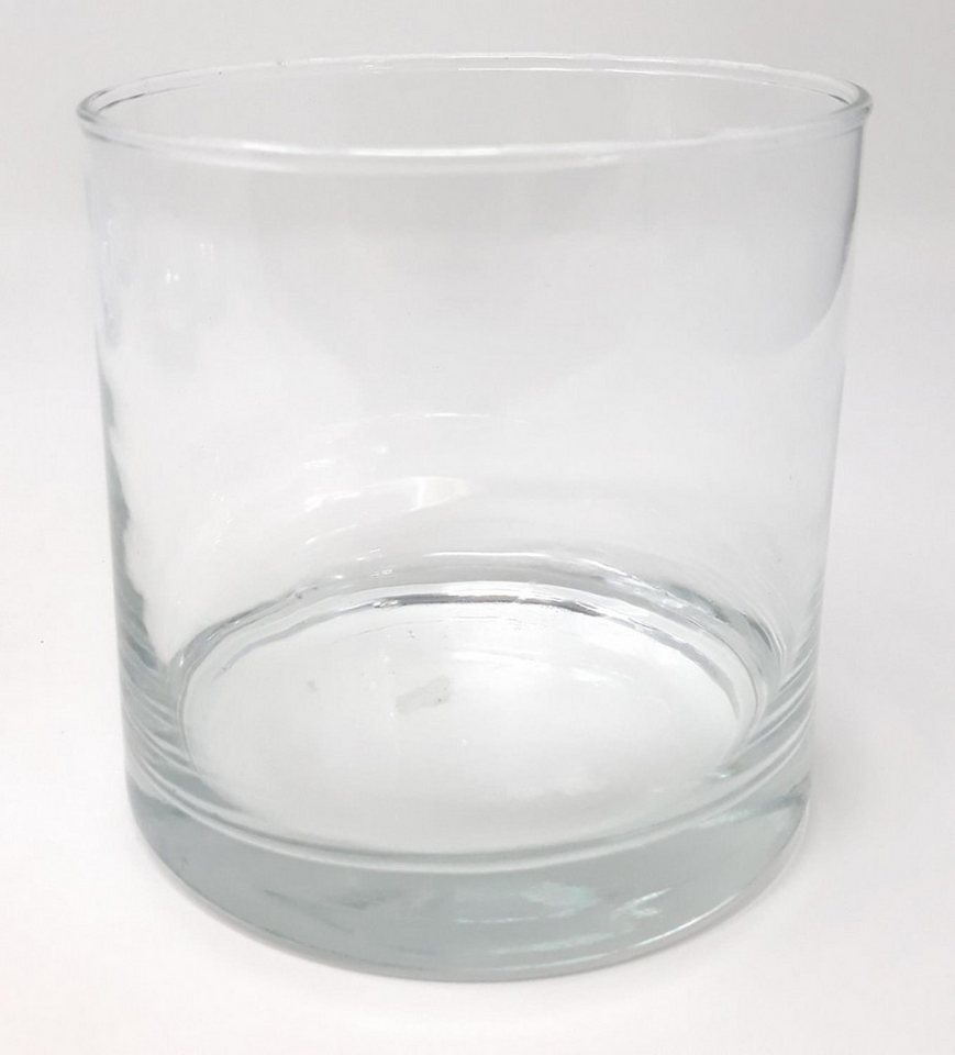 CreaFlor Home Deko-Glas Cyli, Klar H:10cm D:10cm Glas von CreaFlor Home