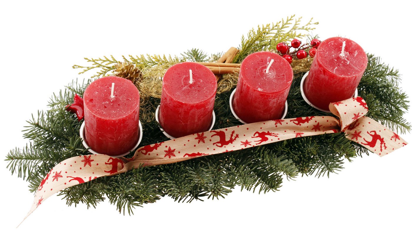 CreaFlor Home Dekokranz Adventsdeko, Handarbeit, Natur, Motiv: Weihnachtsdeko CreaFlor Home Dekokranz Adventsdeko, Handarbeit, Natur, Motiv: Weihnachtsdeko von CreaFlor Home