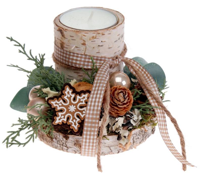 CreaFlor Home Dekokranz Adventsdeko, Handarbeit, Natur, Motiv: Adventskranz von CreaFlor Home