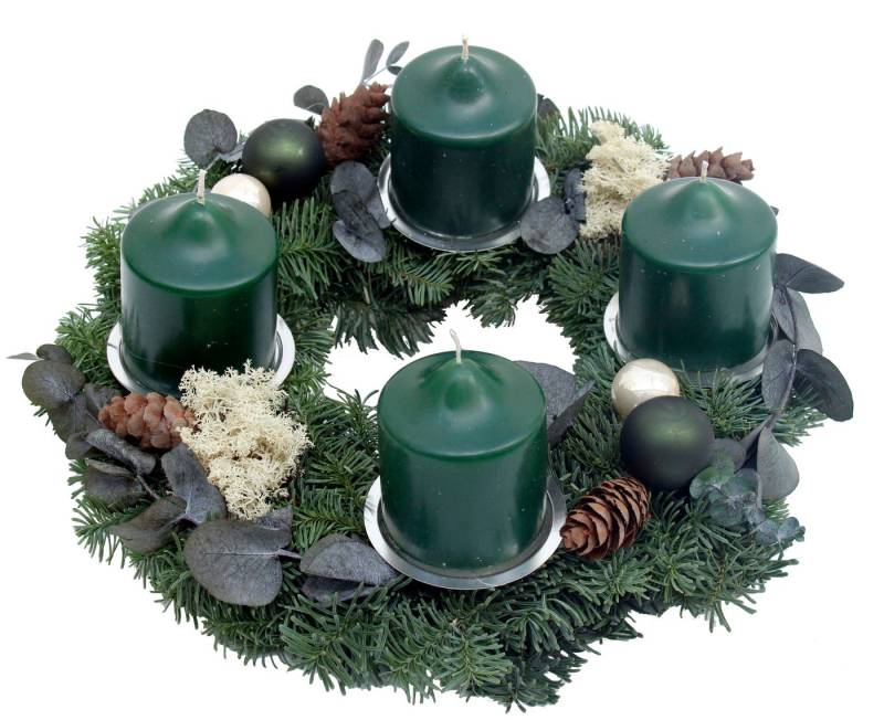 CreaFlor Home Dekokranz Adventsdeko, Handarbeit, Natur, Motiv: Weihnachtsdeko von CreaFlor Home