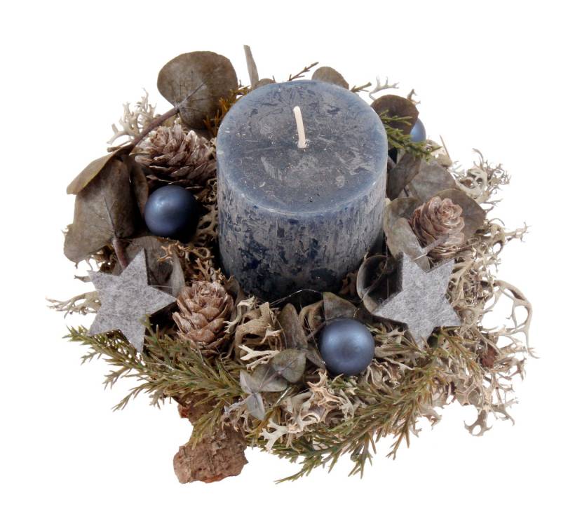 CreaFlor Home Dekokranz Adventsdeko, Handarbeit, Natur, Motiv: Weihnachtsdeko von CreaFlor Home