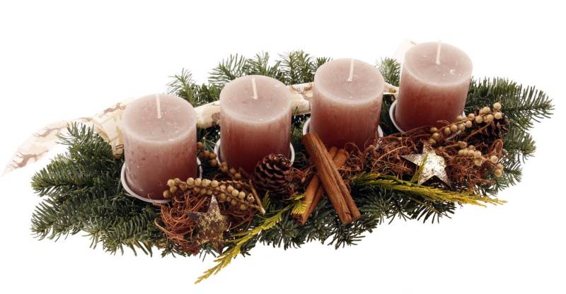 CreaFlor Home Dekokranz Adventsdeko, Handarbeit, Natur, Motiv: Weihnachtsdeko von CreaFlor Home