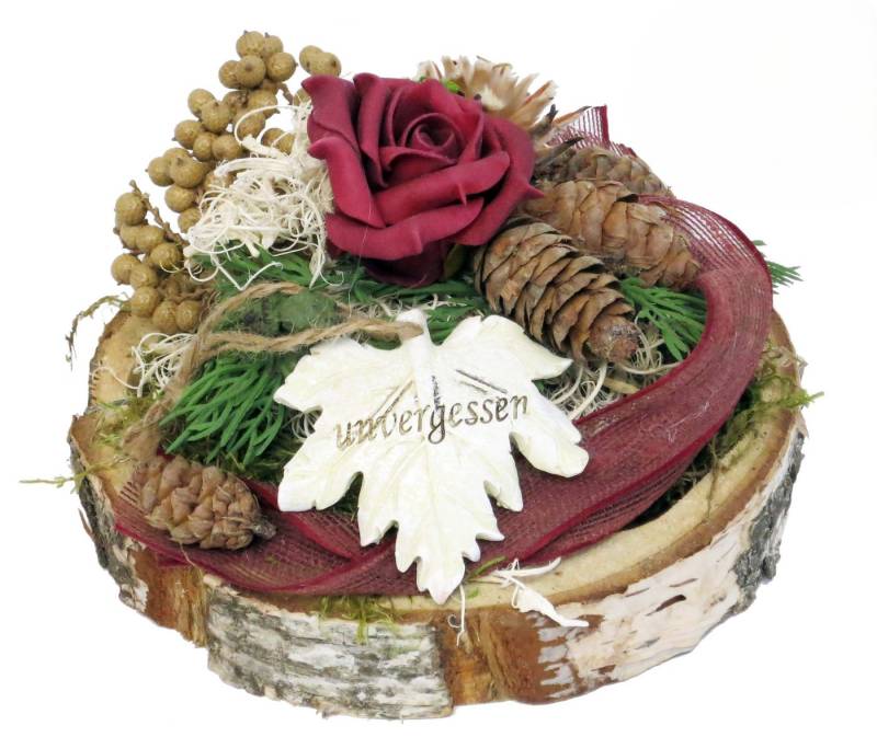 CreaFlor Home Dekokranz Grabschmuck, Handarbeit, Natur, Motiv: Ahornblatt von CreaFlor Home