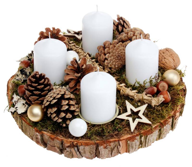 CreaFlor Home Dekokranz Natur, Durchmesser 27 cm von CreaFlor Home