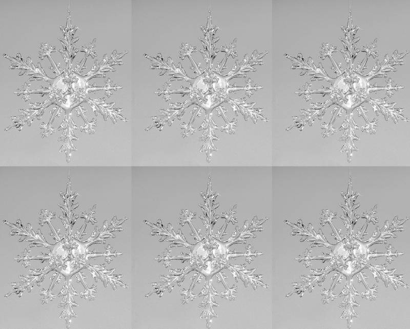 CreaFlor Home Hängedekoration Winterzeit Acryl, Farbe: Transparent, Motiv: Eiskristall CreaFlor Home Hängedekoration Winterzeit Acryl, Farbe: Transparent, Motiv: Eiskristall von CreaFlor Home