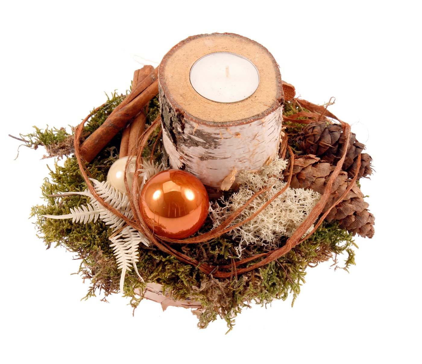 CreaFlor Home Kerzenhalter Adventsdeko, Handarbeit, Natur, Motiv: Weihnachtsdeko CreaFlor Home Kerzenhalter Adventsdeko, Handarbeit, Natur, Motiv: Weihnachtsdeko von CreaFlor Home