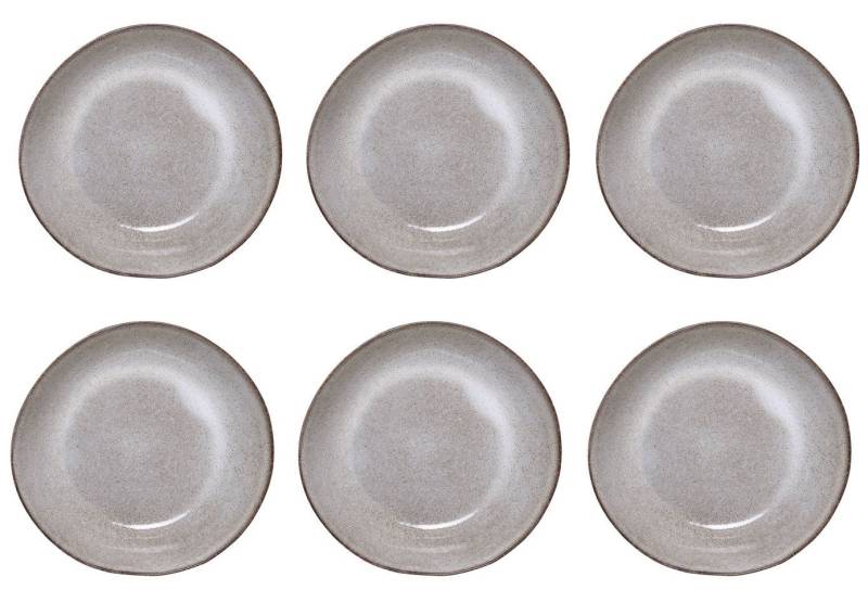 CreaFlor Home Suppenteller Grau, Durchmesser 22 cm, Spülmaschinengeeignet von CreaFlor Home