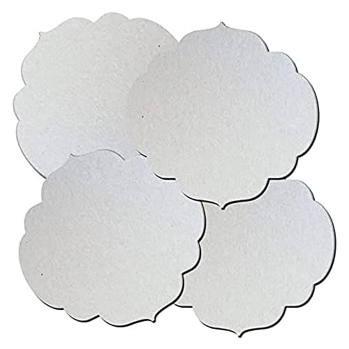CreaPlaisir Pappplatten zum Dekorieren, Braun, klein von CreaPlaisir