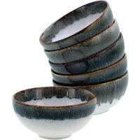 Cascade Dipschalen, 6-teiliges Geschirrset, Dip-Schalen Set aus Steinzeug von CreaTable