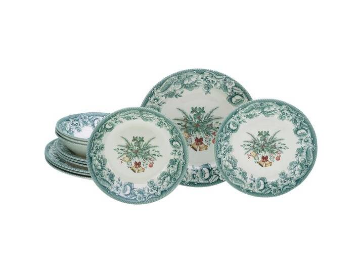 CreaTable, Geschirrset, Weihnachten (12 Stück) von CreaTable