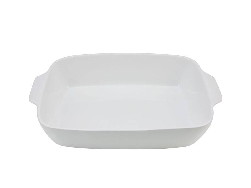 CreaTable Auflaufform Big in Farbe Weiß glänzend von CreaTable