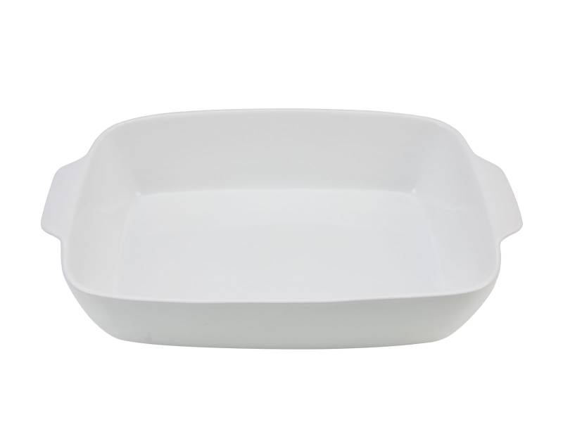 CreaTable Auflaufform Big in Farbe Weiß glänzend von CreaTable