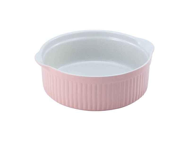 CreaTable Auflaufform Pastell Kitchen in Farbe RosÃ© glänzend von CreaTable