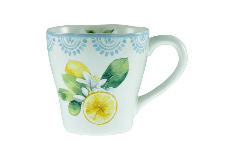 CreaTable Becher Großer Mehrfarbiger Becher 500ml Steinzeug Spülmaschinenfest, Steinzeug von CreaTable