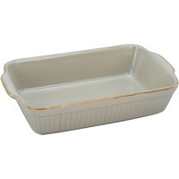 CreaTable Classic Vintage taupe Auflaufform recht. 34cm von CreaTable