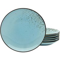CreaTable Dessertteller NATURE COLLECTION hellblau Steinzeug D: ca. 21 cm von CreaTable