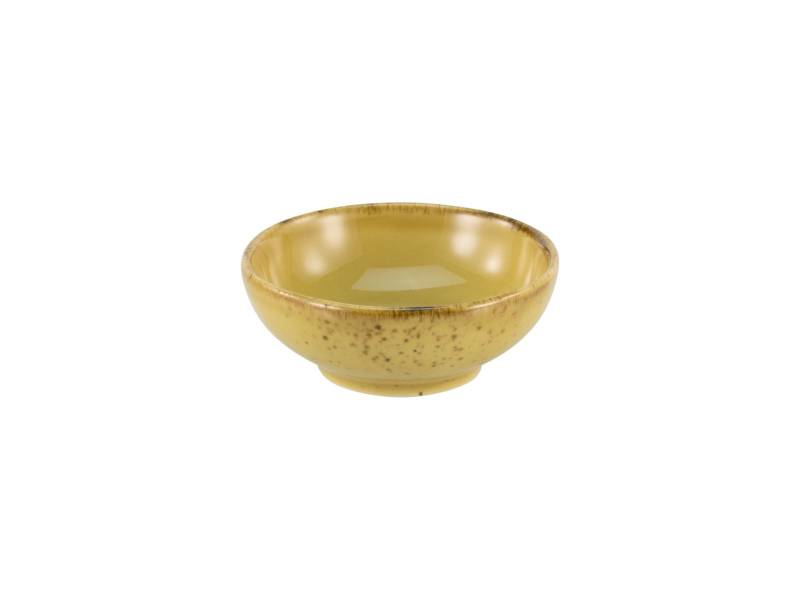 CreaTable Dipschale Nature Collection in Farbe Curry glänzend von CreaTable