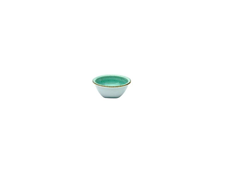 CreaTable Dipschale Vintage Nature in Farbe Aqua glänzend von CreaTable