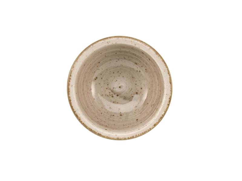 CreaTable Dipschale Vintage Nature in Farbe Schlamm glänzend von CreaTable