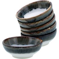 CreaTable Dipschalen-Set Cascade grau Steinzeug von CreaTable