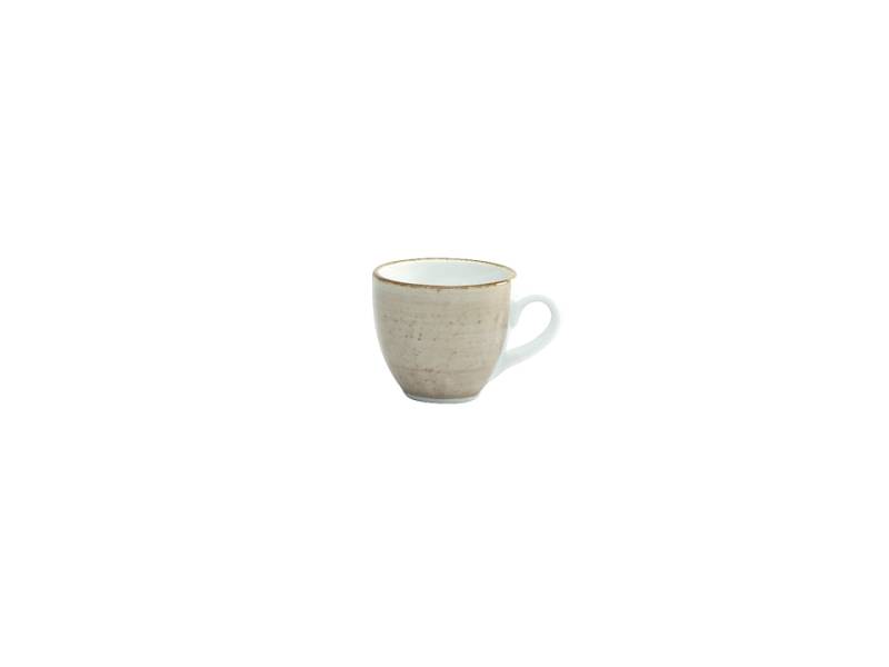 CreaTable Espressoobere Vintage Nature in Farbe Schlamm glänzend von CreaTable