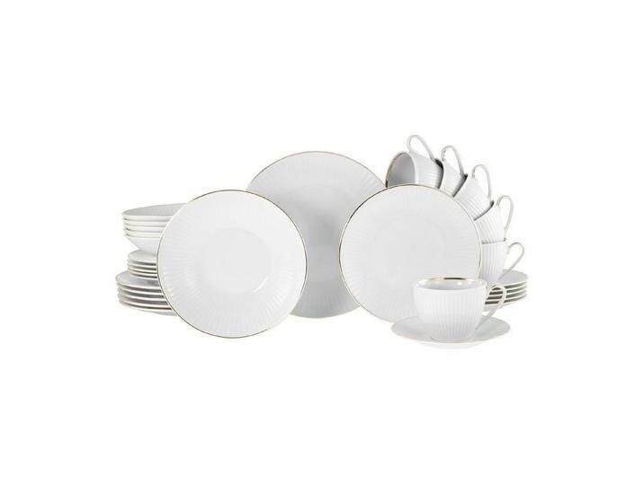 CreaTable Geschirr-Set 22847, Handwäsche emfohlen, weiß CreaTable Geschirr-Set 22847, Handwäsche emfohlen, weiß von CreaTable