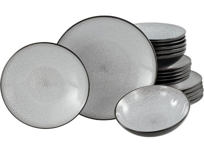 CreaTable Geschirr-Set 23964, MARKENQUALITÄT, grau CreaTable Geschirr-Set 23964, MARKENQUALITÄT, grau von CreaTable