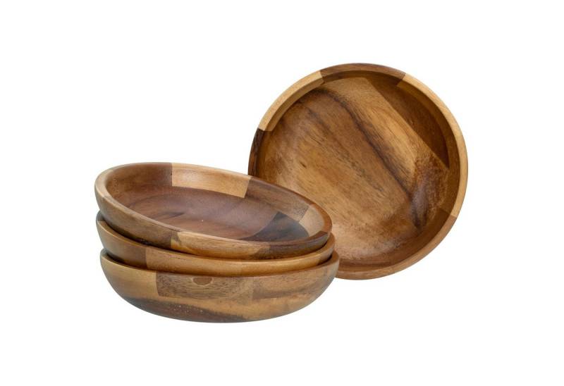 CreaTable Geschirr-Set Nature Collection - Serie Akazienholz, Qualitätsproduktion aus Akazienholz von CreaTable