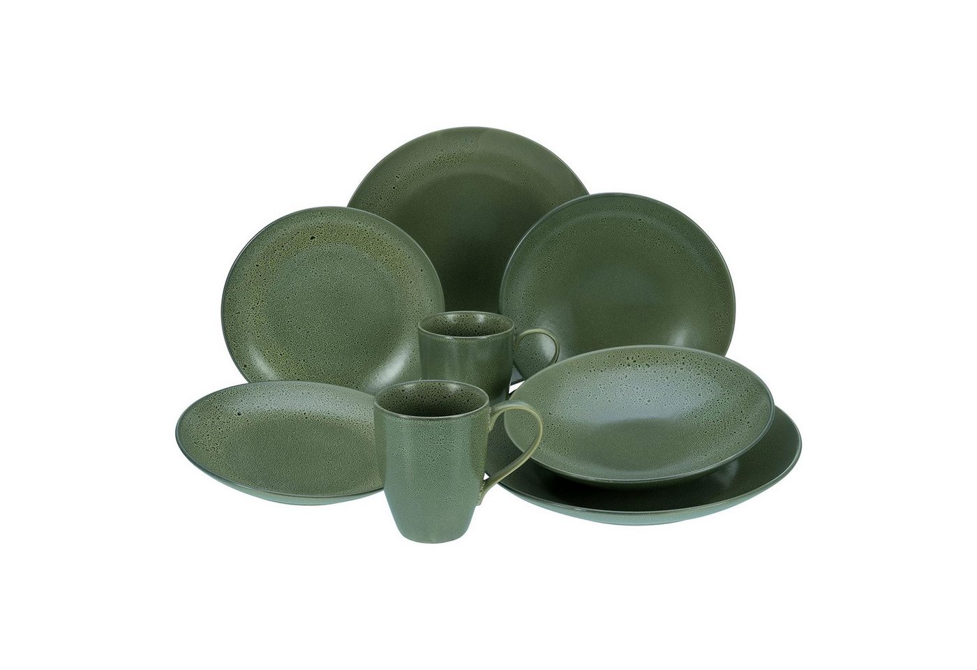 CreaTable Geschirr-Set Sierra Nevada Prado, Geschirrset aus hochwertigem Steinzeug CreaTable Geschirr-Set Sierra Nevada Prado, Geschirrset aus hochwertigem Steinzeug von CreaTable