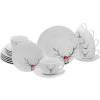 CreaTable Kaffeeservice Luna Hirsch von CreaTable