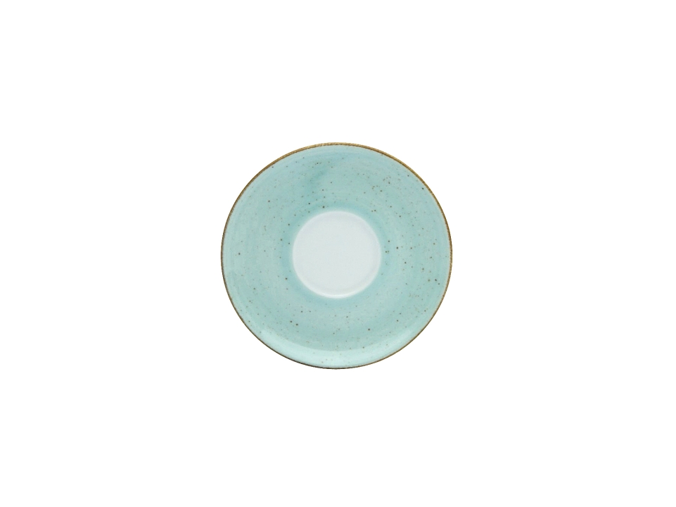 CreaTable Kaffeeuntere Vintage Nature in Farbe Aqua glänzend CreaTable Kaffeeuntere Vintage Nature in Farbe Aqua glänzend von CreaTable