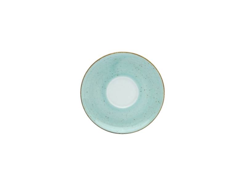 CreaTable Kaffeeuntere Vintage Nature in Farbe Aqua glänzend CreaTable Kaffeeuntere Vintage Nature in Farbe Aqua glänzend von CreaTable