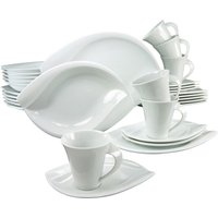 CreaTable Kombiservice ACACIA weiß Porzellan 30 tlg. CreaTable Kombiservice ACACIA weiß Porzellan 30 tlg. von CreaTable