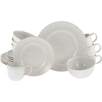 CreaTable Kombiservice ANTIQUE sand Steinzeug 16 tlg. von CreaTable