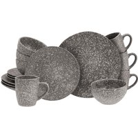 CreaTable Kombiservice GRANIT granit Steinzeug 16 tlg. von CreaTable