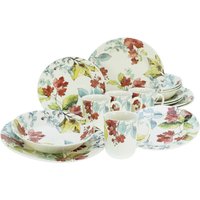 CreaTable Kombiservice MAPLE multicolor Steingut 16 tlg. von CreaTable