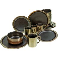 CreaTable Kombiservice MODERN INDUSTRIAL schwarz Steinzeug 16 tlg. CreaTable Kombiservice MODERN INDUSTRIAL schwarz Steinzeug 16 tlg. von CreaTable